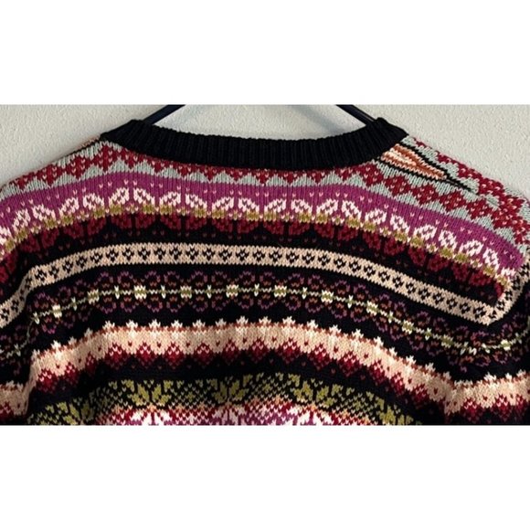 Vintage Multicolor Patterned Cardigan Tiara International - Picture 5 of 9